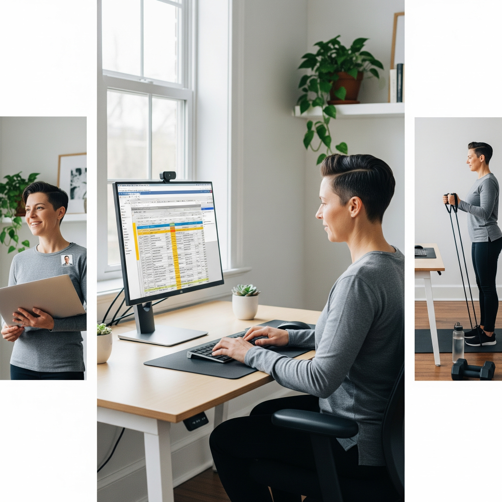 Desk to Dumbbells: Staying Fit While Working From Home
